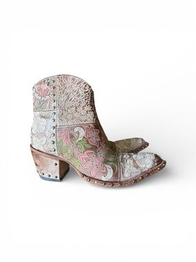 Old Gringo Embroidered Ankle Boots